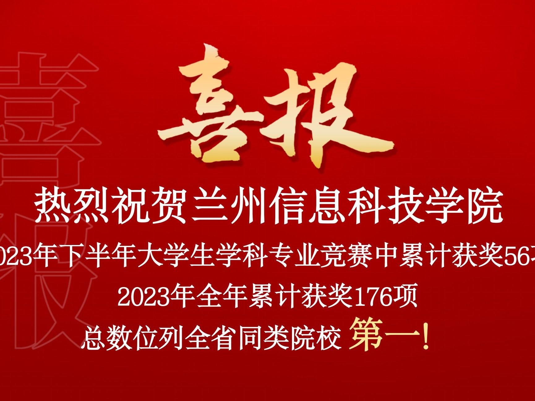 再获56项！bat365在线中国登录入口在2023年省级大学生学科专业竞赛中取得佳绩