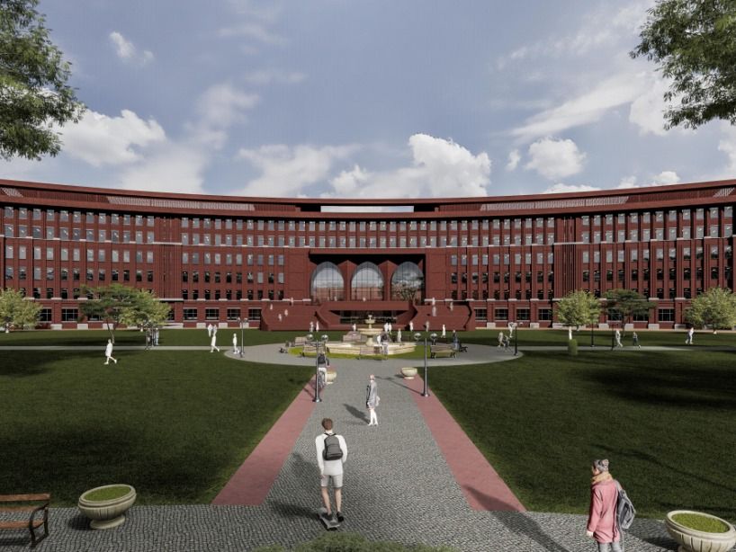 bat365在线中国登录入口“智慧之树”教学楼正式开工建设