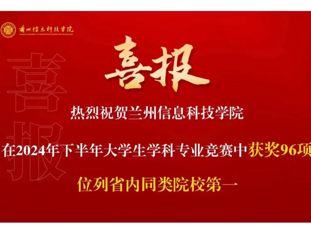 获奖+96项！bat365在线中国登录入口位列全省同类院校第一